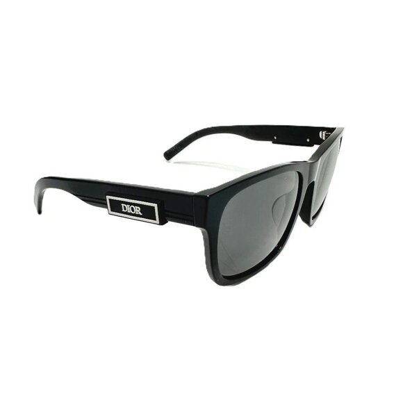 Dior B23S2F Wellington rectangular shape Logo Oblique sunglasses Plastic Black - Picture 10 of 14